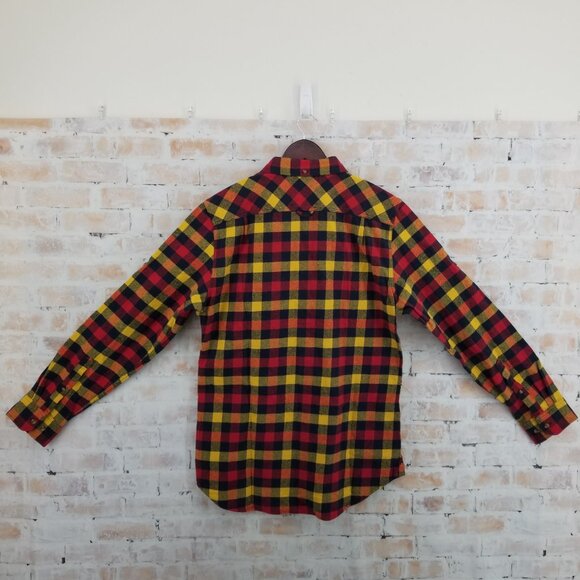 Fjällräven Skog Button Up Shirt Mens Large Slim Fit True Red Plaid NWT - Picture 11 of 11
